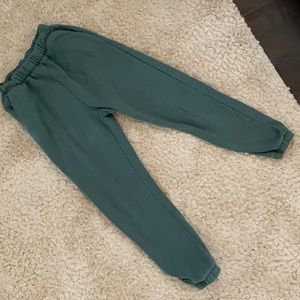 Green Zara sweatpants